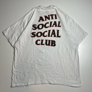 Anti Social Social Club Green White Big Logo T-shirt ASSC XL Made In USA